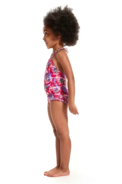 Bañador Entero De Una Pieza Impreso Volante Bebé Speedo Learn To Swim