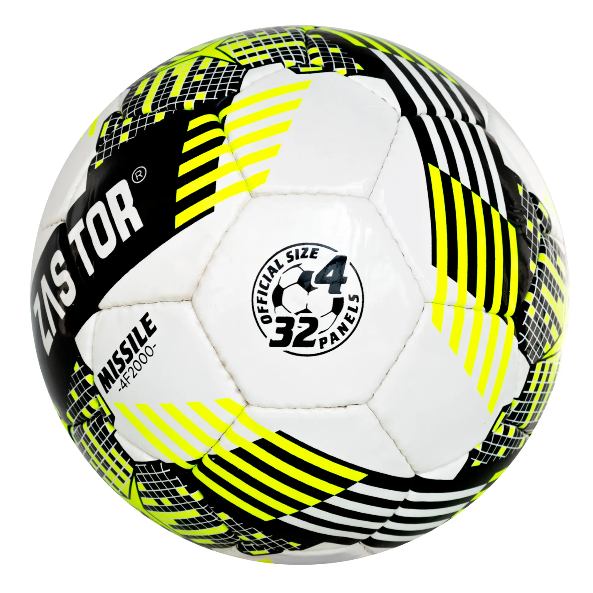 Balón De Fútbol Zastor Missile 4f2000 Amarillo Talla 4