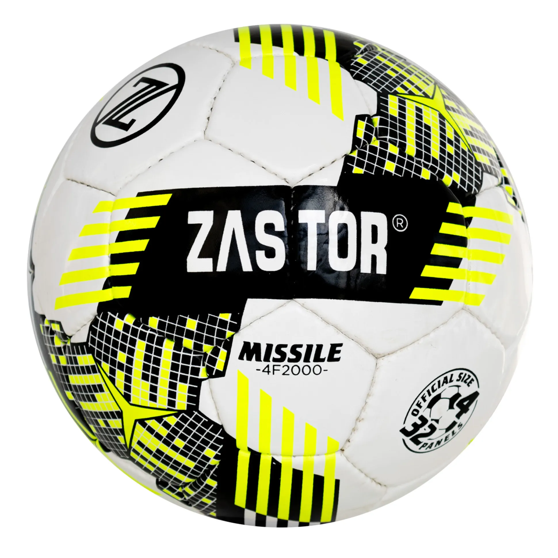 Balón De Fútbol Zastor Missile 4f2000 Amarillo Talla 4