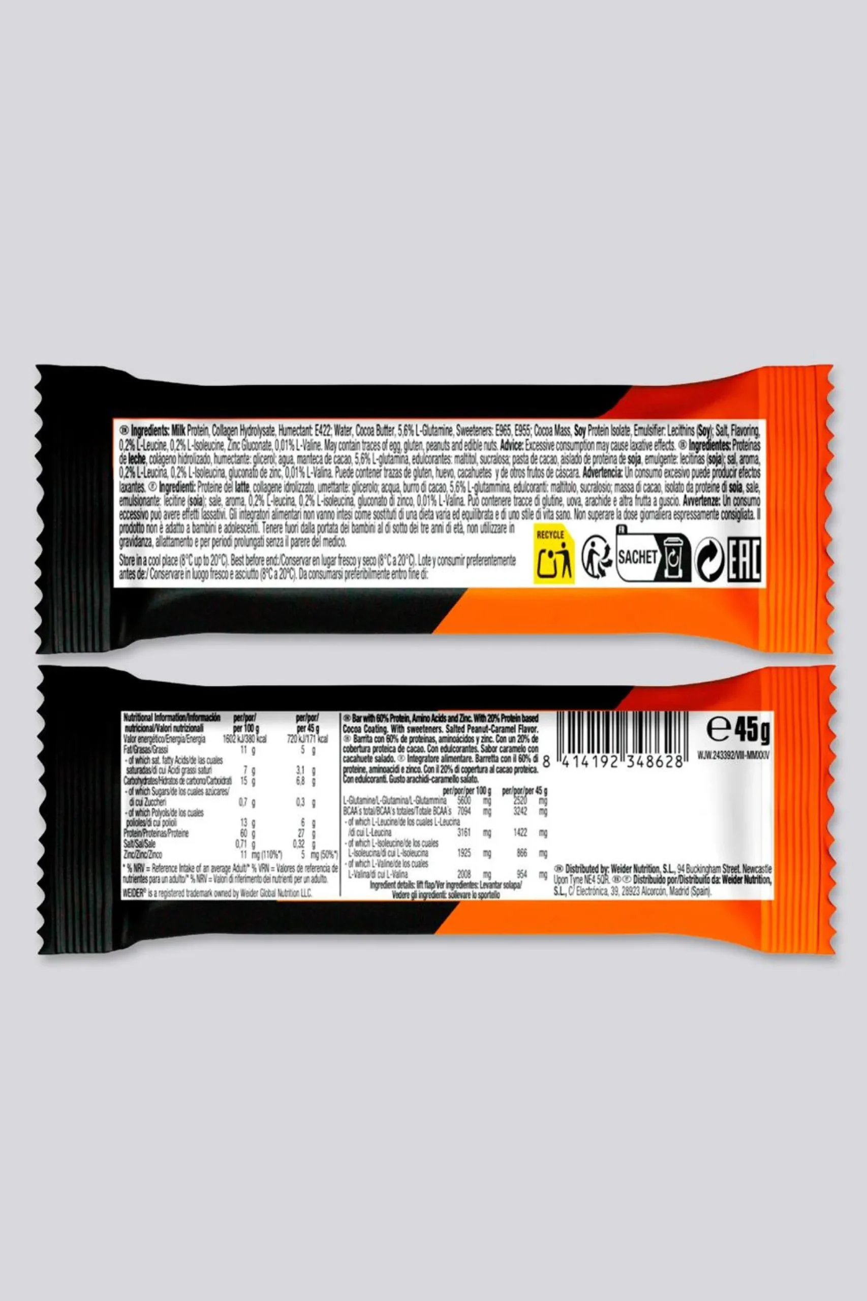 Barritas Energéticas Weider