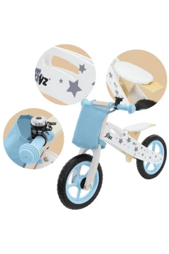 Bicicleta De Madera Joyz Para Niños A Partir De 2 Años Con Asiento Ajustable
