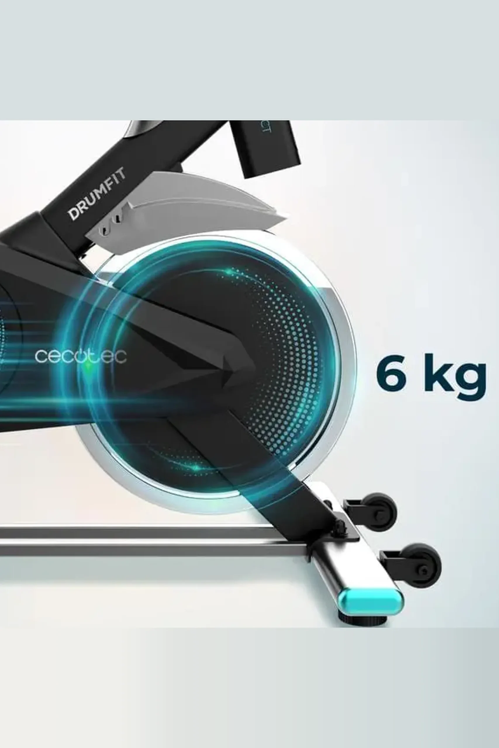 Bicicleta De Spinning Cecotec Drumfit Indoor 6000 Compact