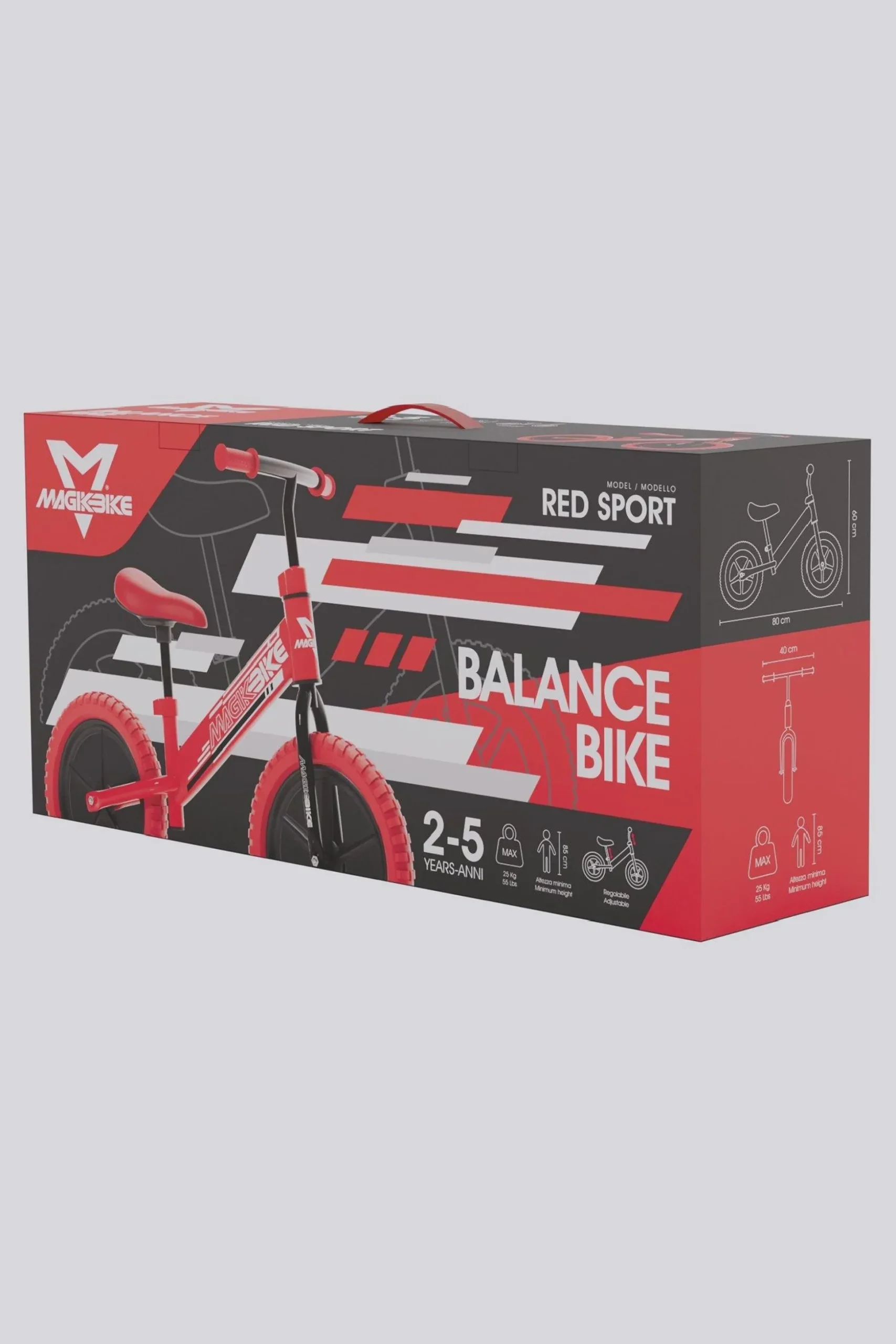 Bicicleta Equilibrio 12 Pulgadas Red Sport 2-5 Años