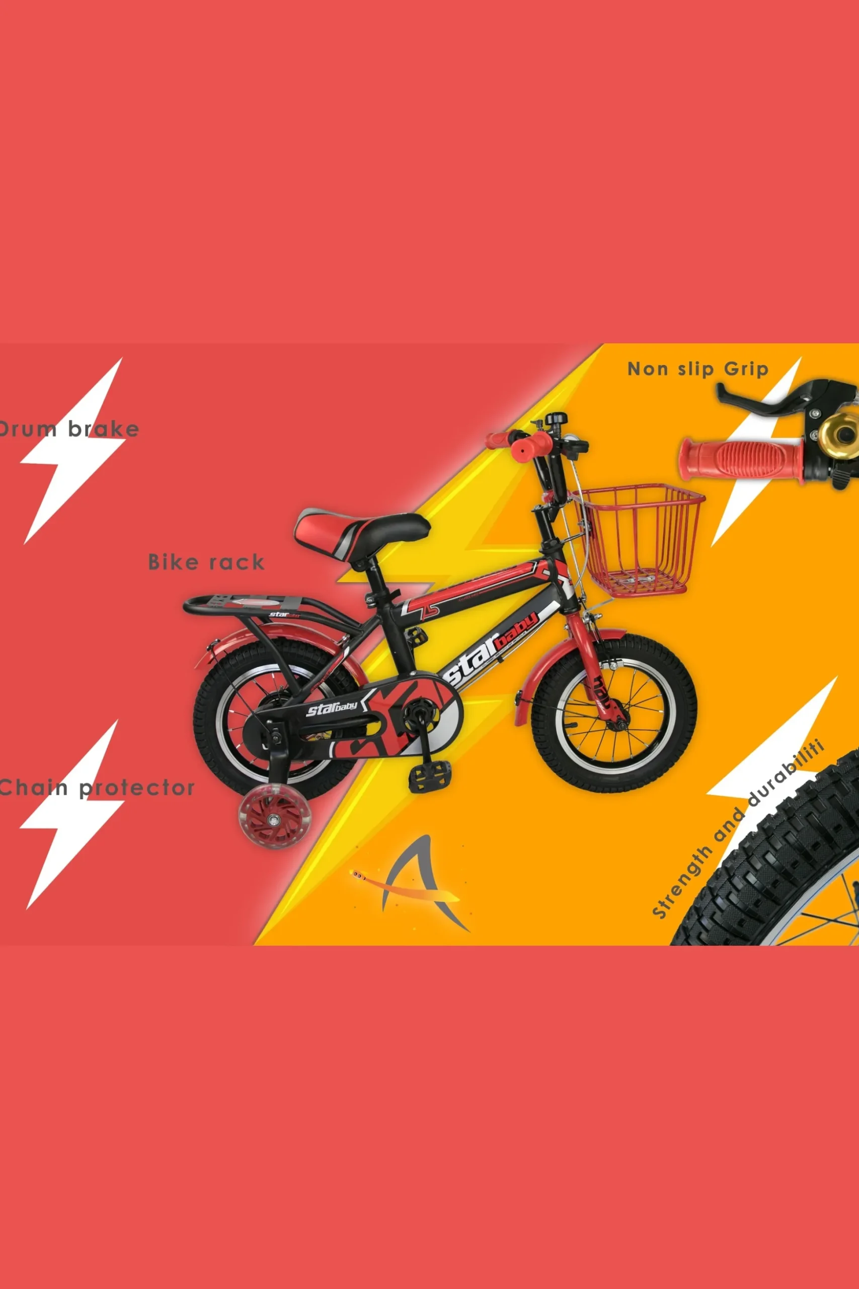 Bicicleta Infantil 12 Pulgadas Airel