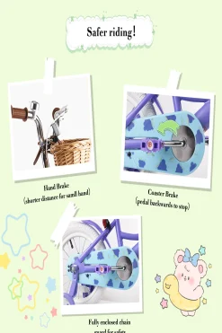 Bicicleta Infantil Ruedines, 12",