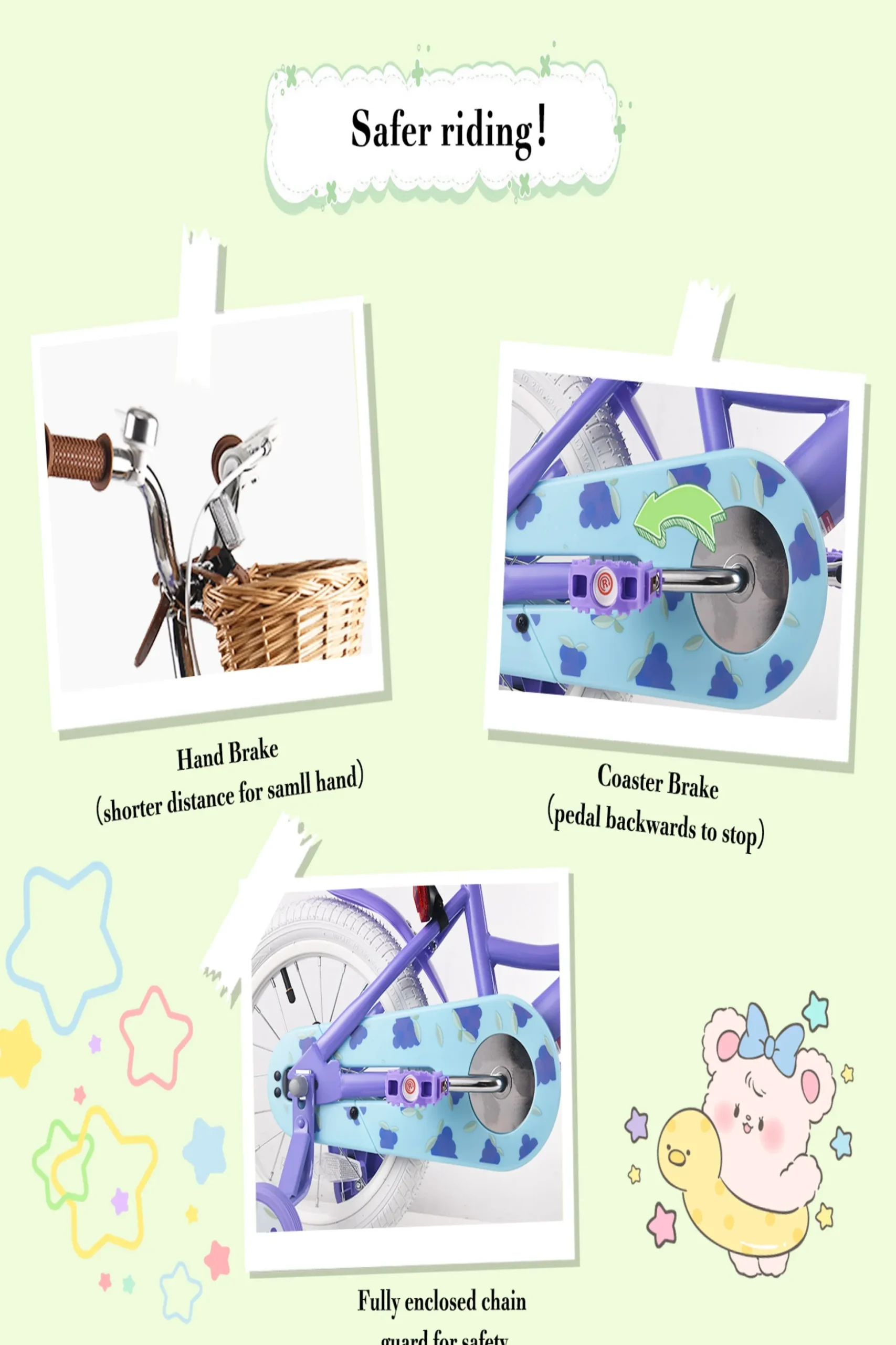 Bicicleta Infantil Ruedines, 12",