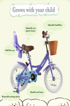 Bicicleta Infantil Ruedines, 12",