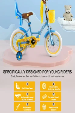 Bicicleta Infantil Ruedines, 14