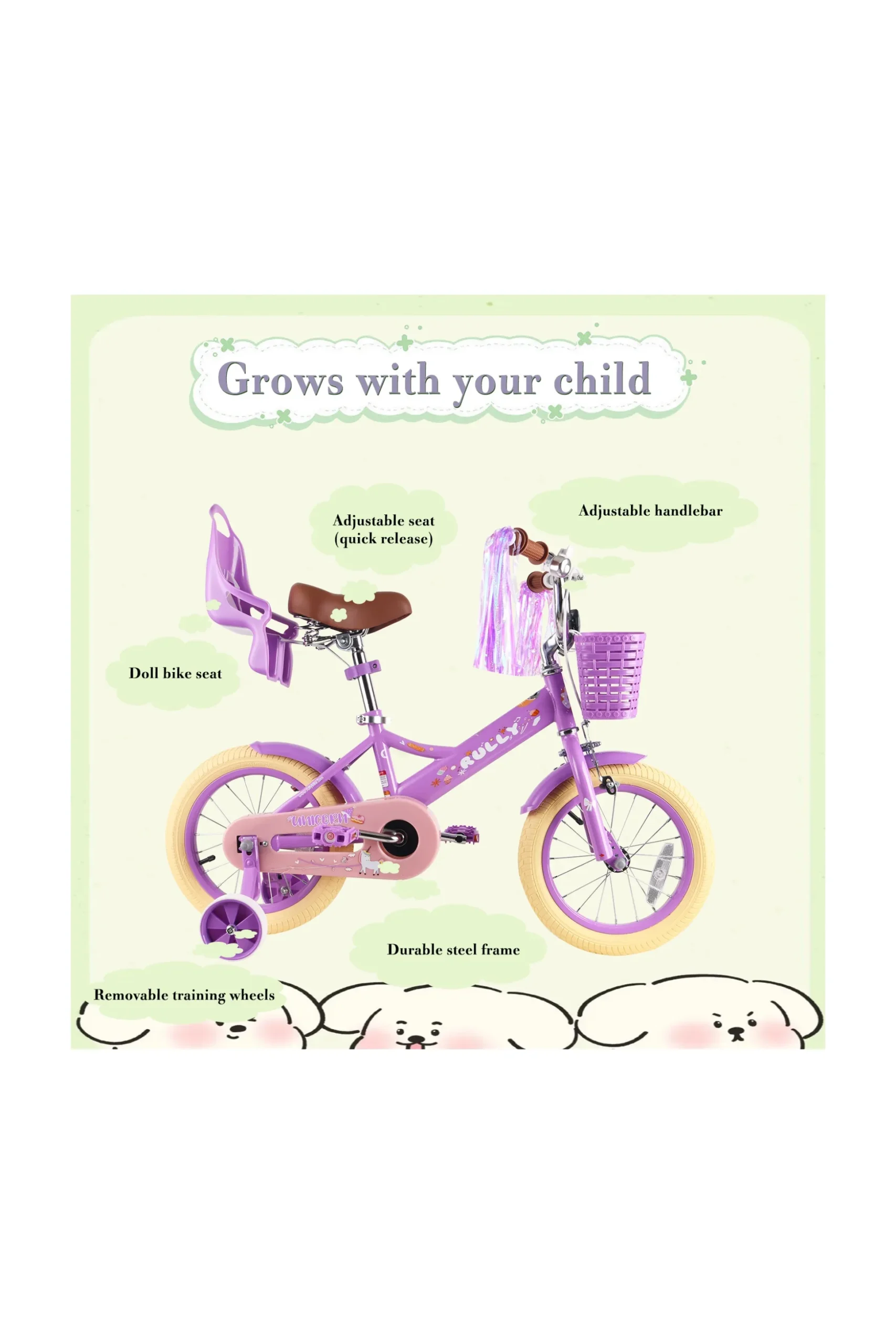 Bicicleta Infantil Ruedines
