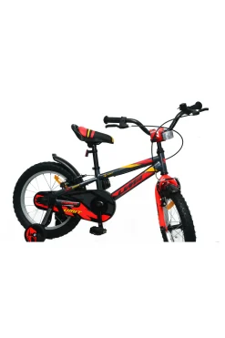 Bicicleta Infantil 16" Umit Casper Gris-rojo