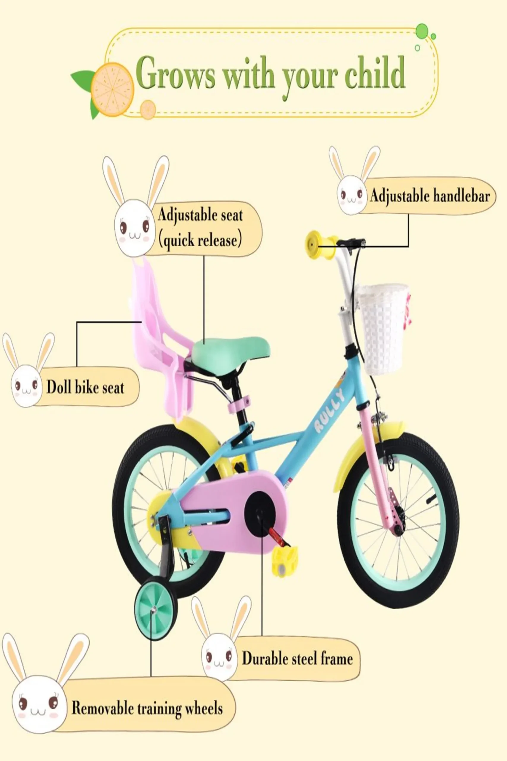 Bicicleta Multitalla Frenos , 12",