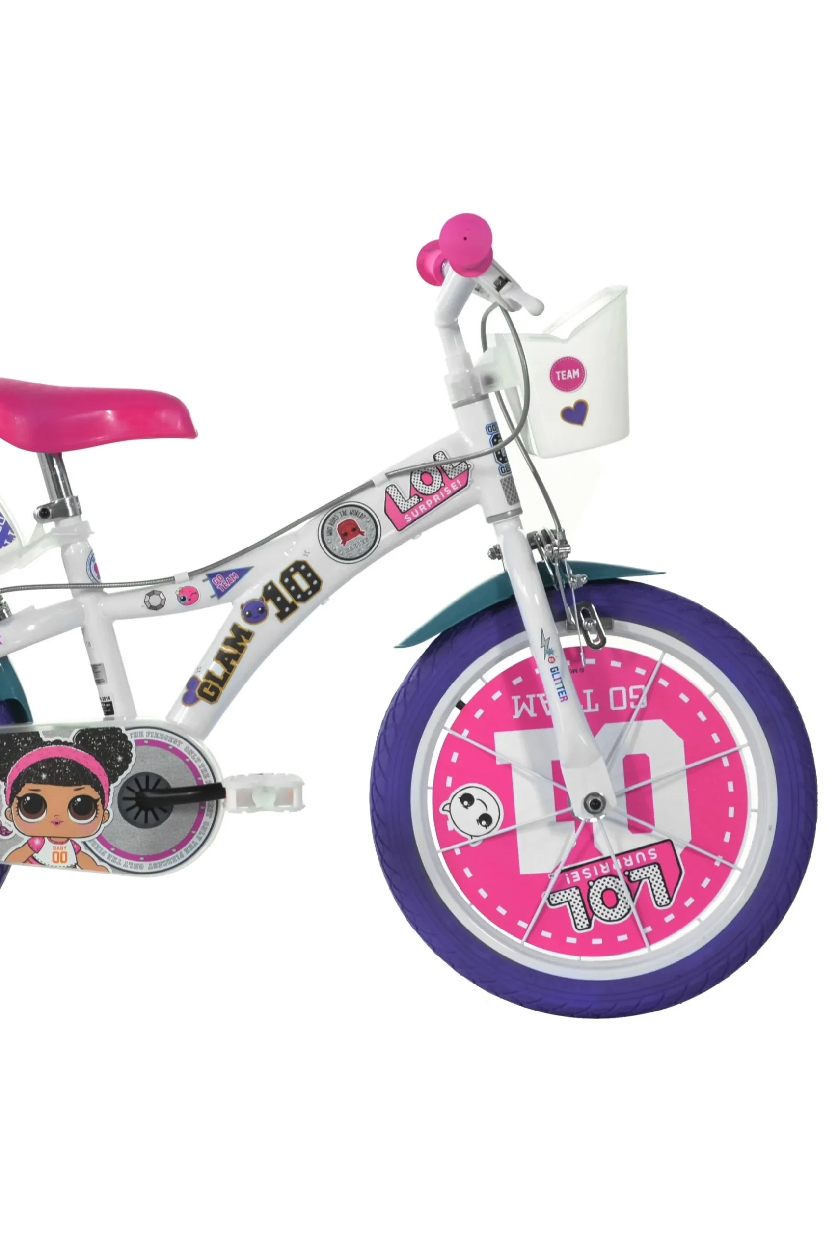 Bicicleta Niños 16 Pulgadas L.o.l. Surprise Blanco 5-7 Años