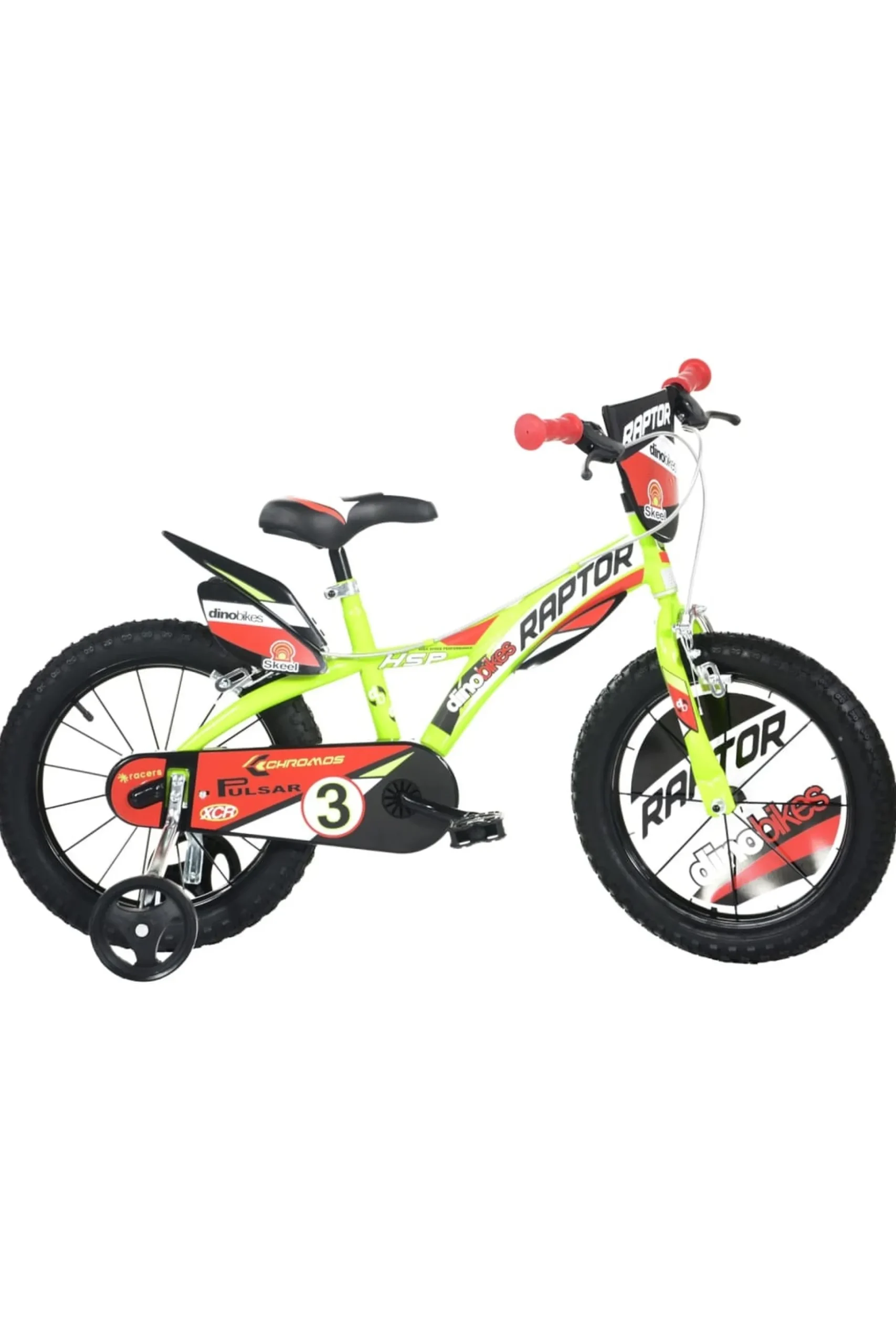 Bicicleta Niños 14 Pulgadas Raptor Verde 4-6 Años