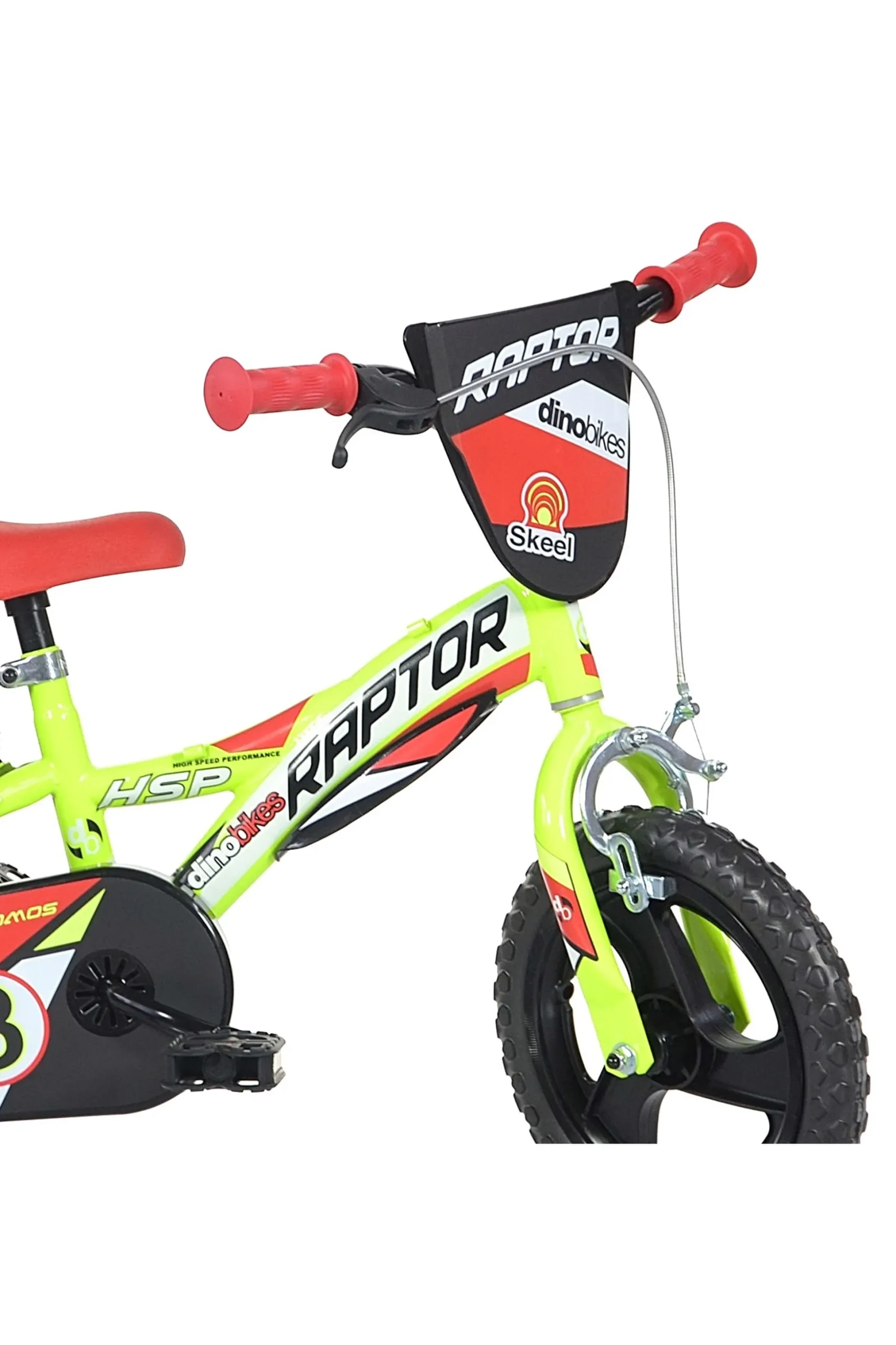 Bicicleta Niños 12 Pulgadas Raptor Verde 3 Años