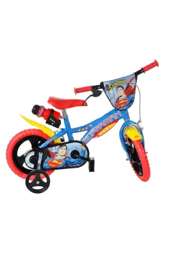 Bicicleta Niños 12 Pulgadas Superman Azul 3 Años