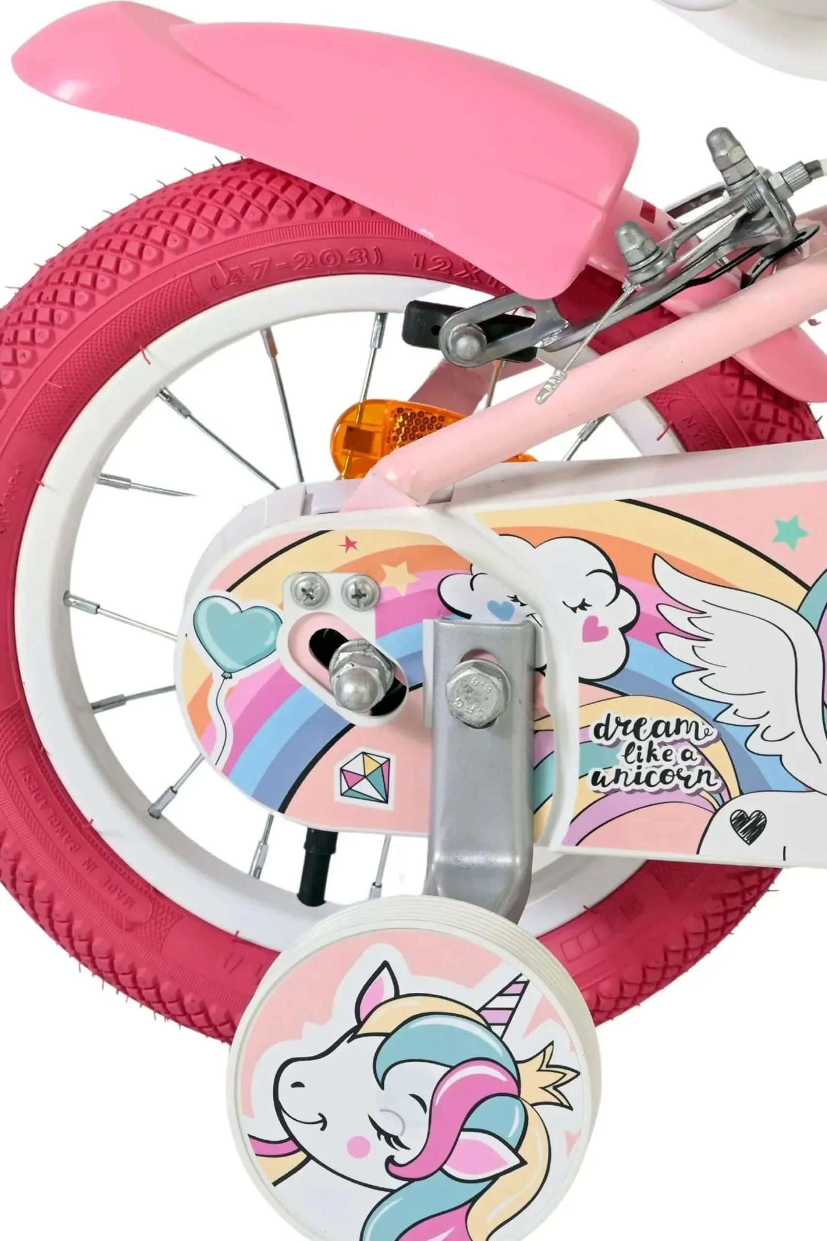 Bicicleta Niños 12 Pulgadas Unicorn 3 Años