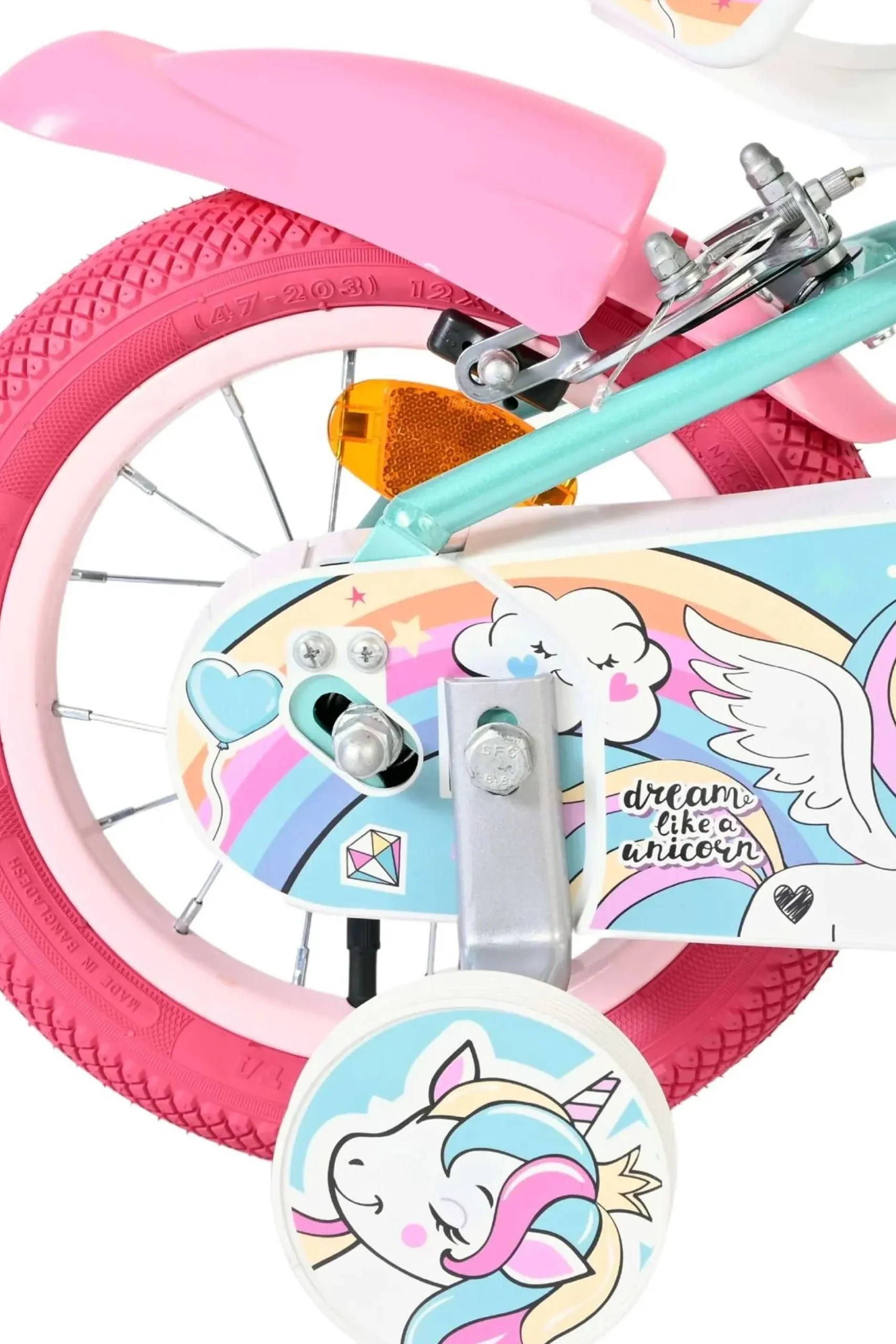 Bicicleta Niños 12 Pulgadas Unicorn 3 Años