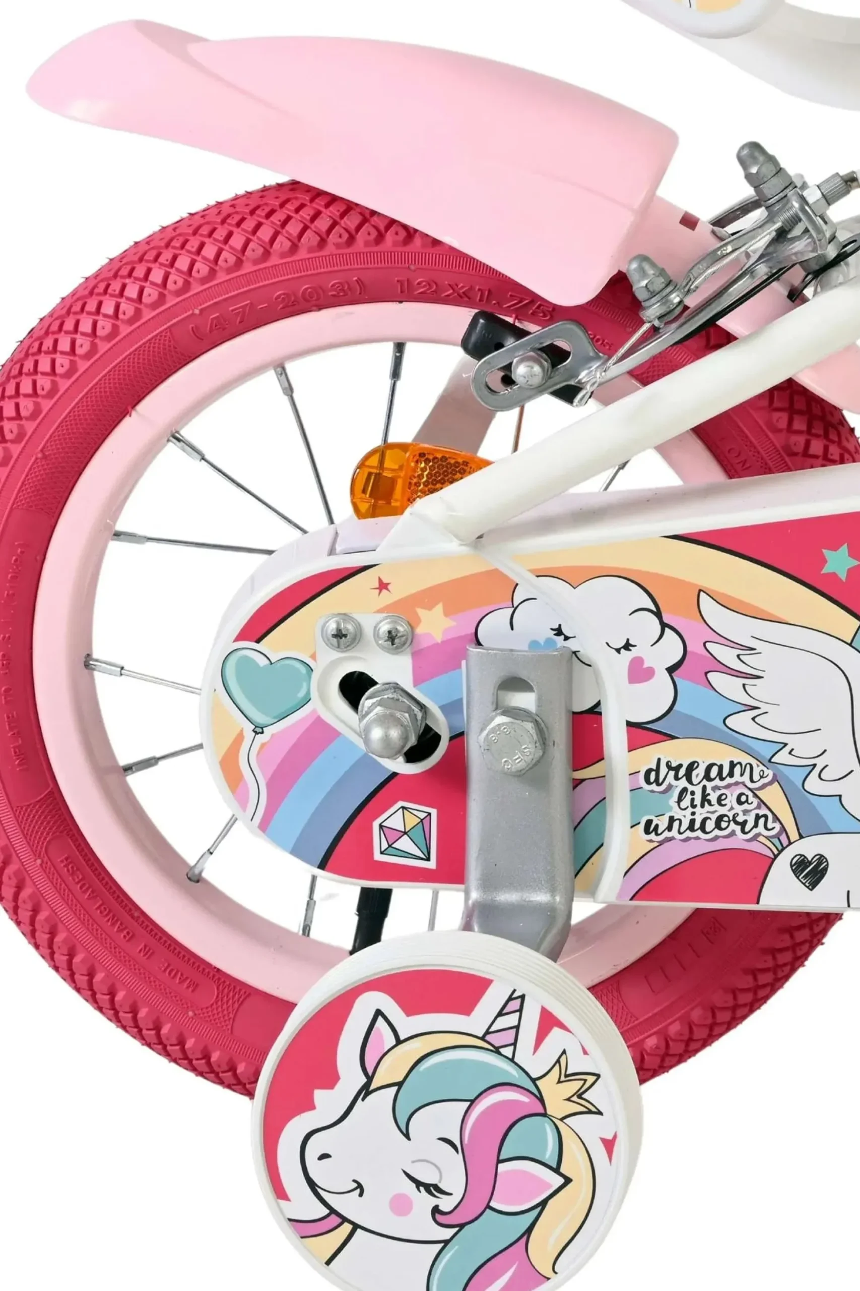 Bicicleta Niños 12 Pulgadas Unicorn 3 Años