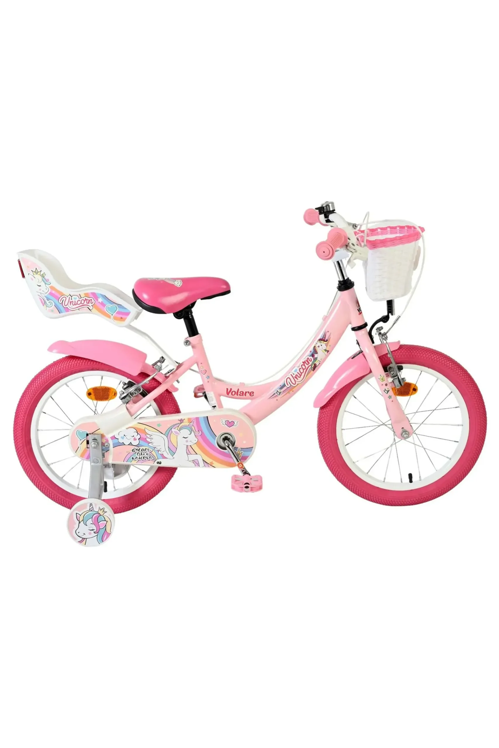Bicicleta Niños 16 Pulgadas Volare Unicorn 5-7 Años
