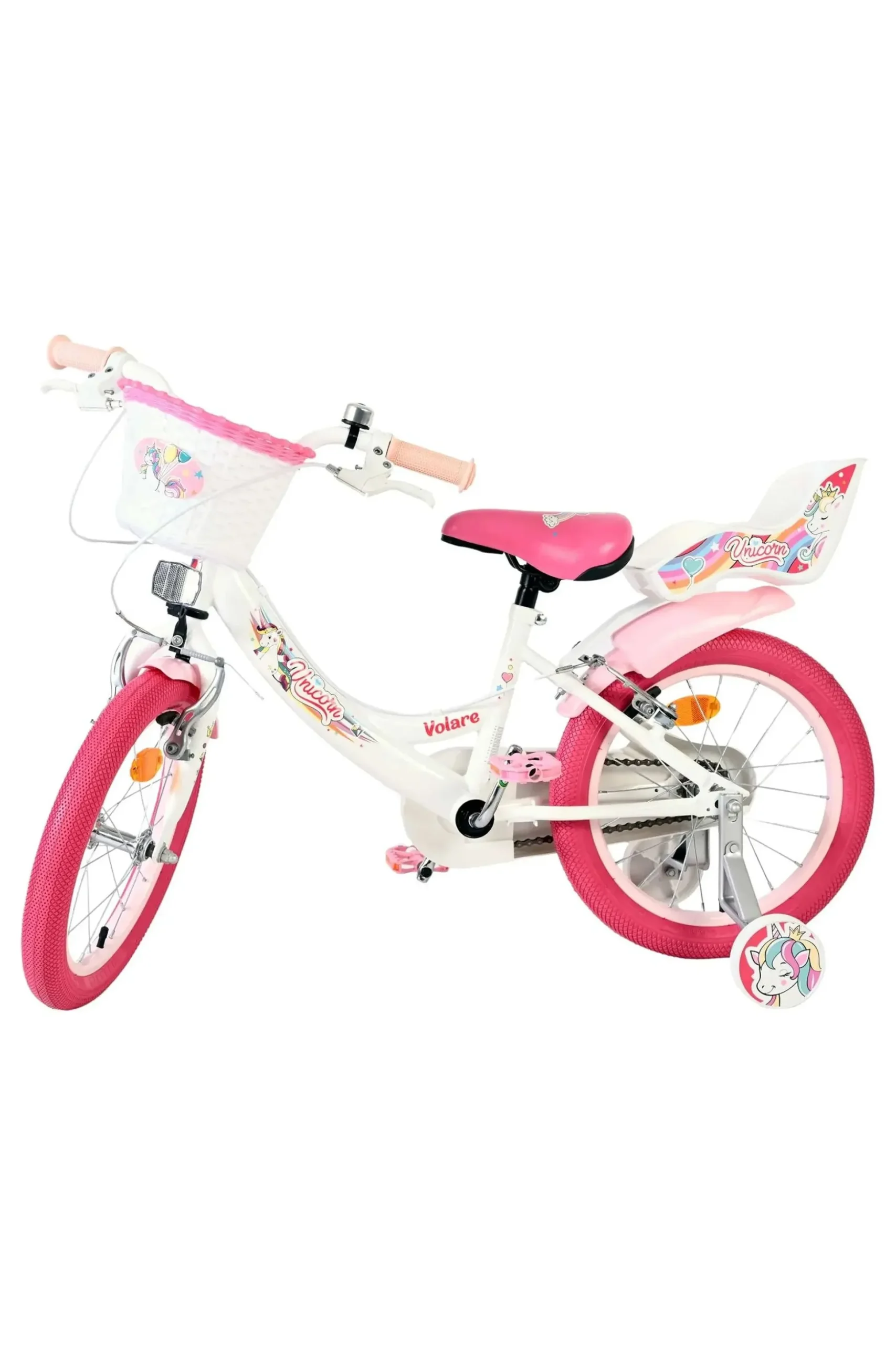 Bicicleta Niños 16 Pulgadas Volare Unicorn 5-7 Años