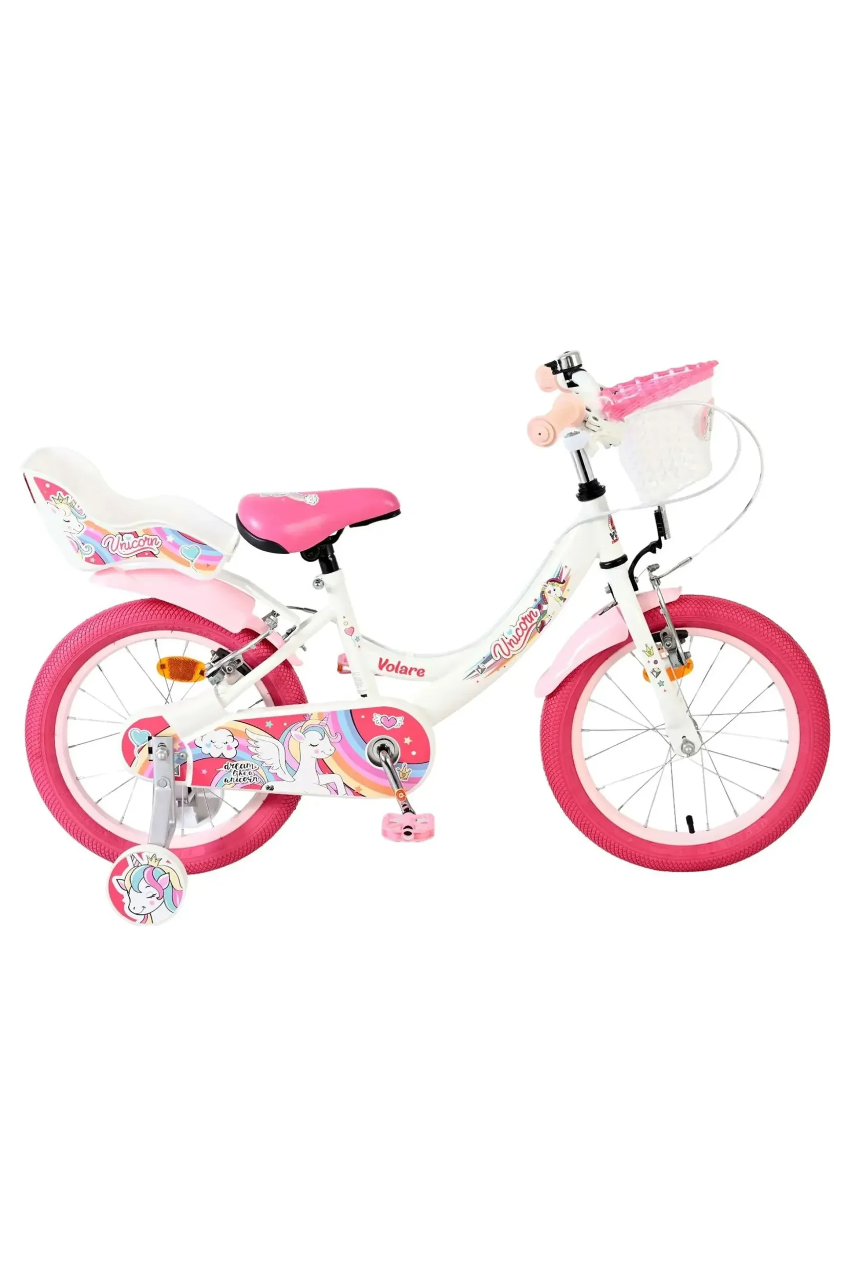 Bicicleta Niños 16 Pulgadas Volare Unicorn 5-7 Años