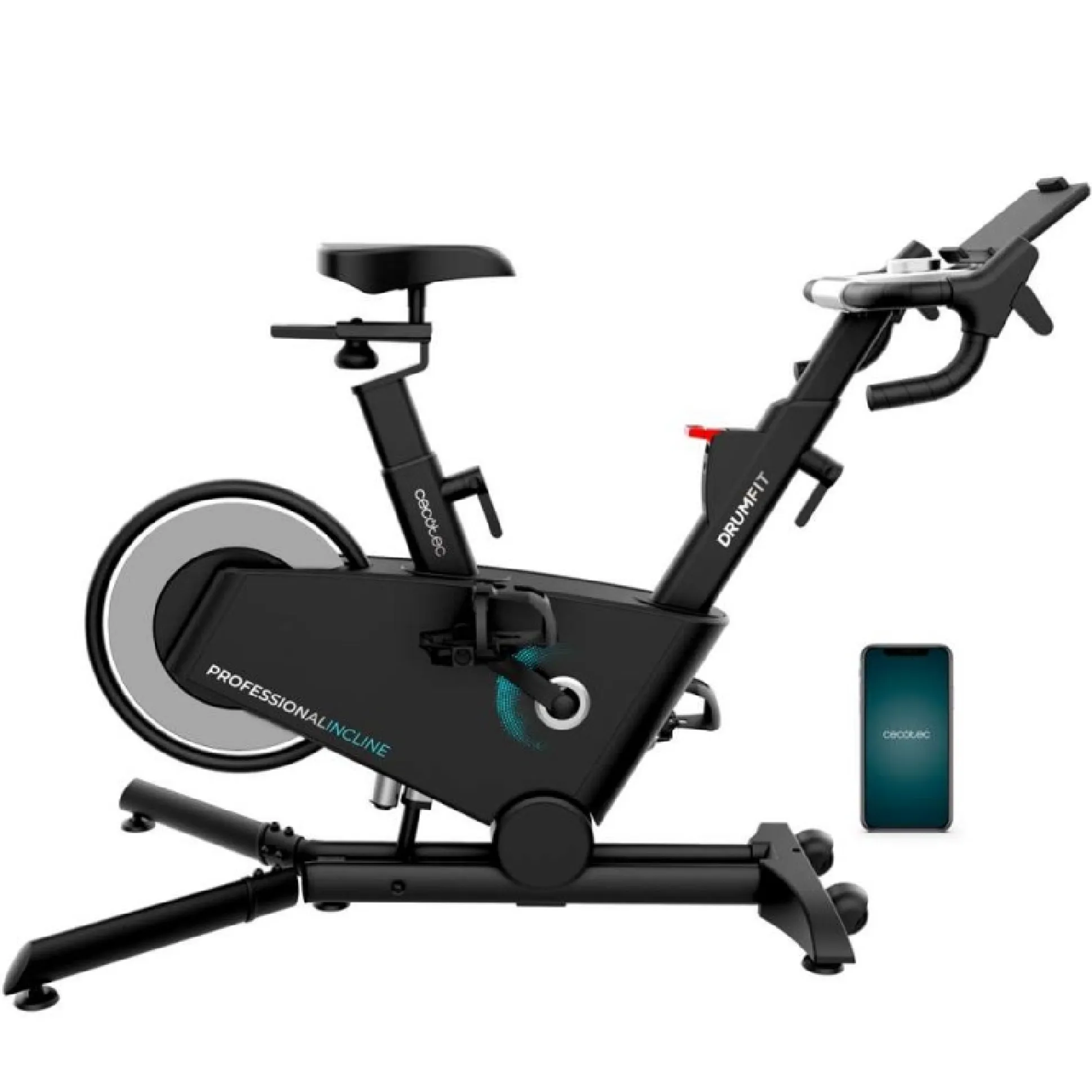 Bicicleta Spinning Cecotec Drumfit Indoor Professional Incline