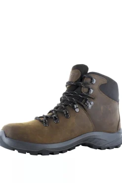 Botas De Senderismo De Cuero Flor Con Cordones Hitec Ravine Lite