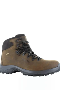 Botas De Senderismo De Cuero Flor Con Cordones Hitec Ravine Lite
