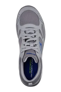 Calzado Deportiva Skechers Summits Para Hombre Color Gris