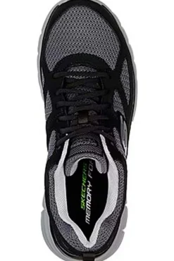 Calzado Deportivo Skechers Burns Para Hombre Negro