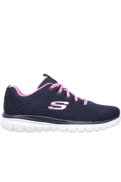 Calzado Deportivo Skechers Graceful - Get Connected Azul Marino