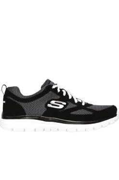 Calzado Deportivo Skechers Negro Y Blanco