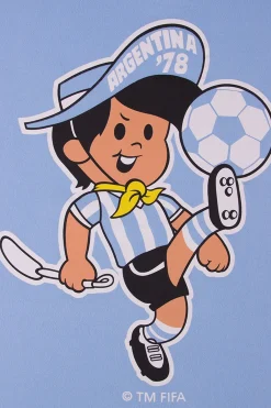 Camiseta Copa Argentina 1978 World Cup Gauchito Mascot