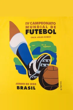 Camiseta Copa Brasil 1950 World Cup Emblem