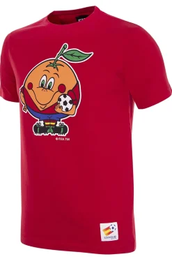 Camiseta Copa España 1982 World Cup Naranjito Mascot
