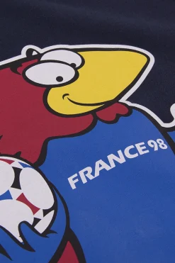Camiseta Copa Francia 1998 World Cup Footix Mascot