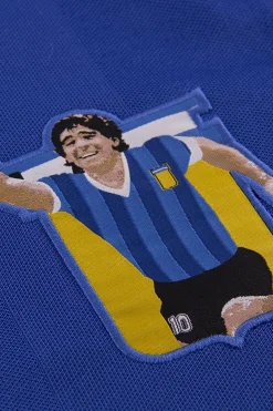 Camiseta De Fútbol Retro - Maradona X Copa Argentina 1986 Away - Azul – Copa Football