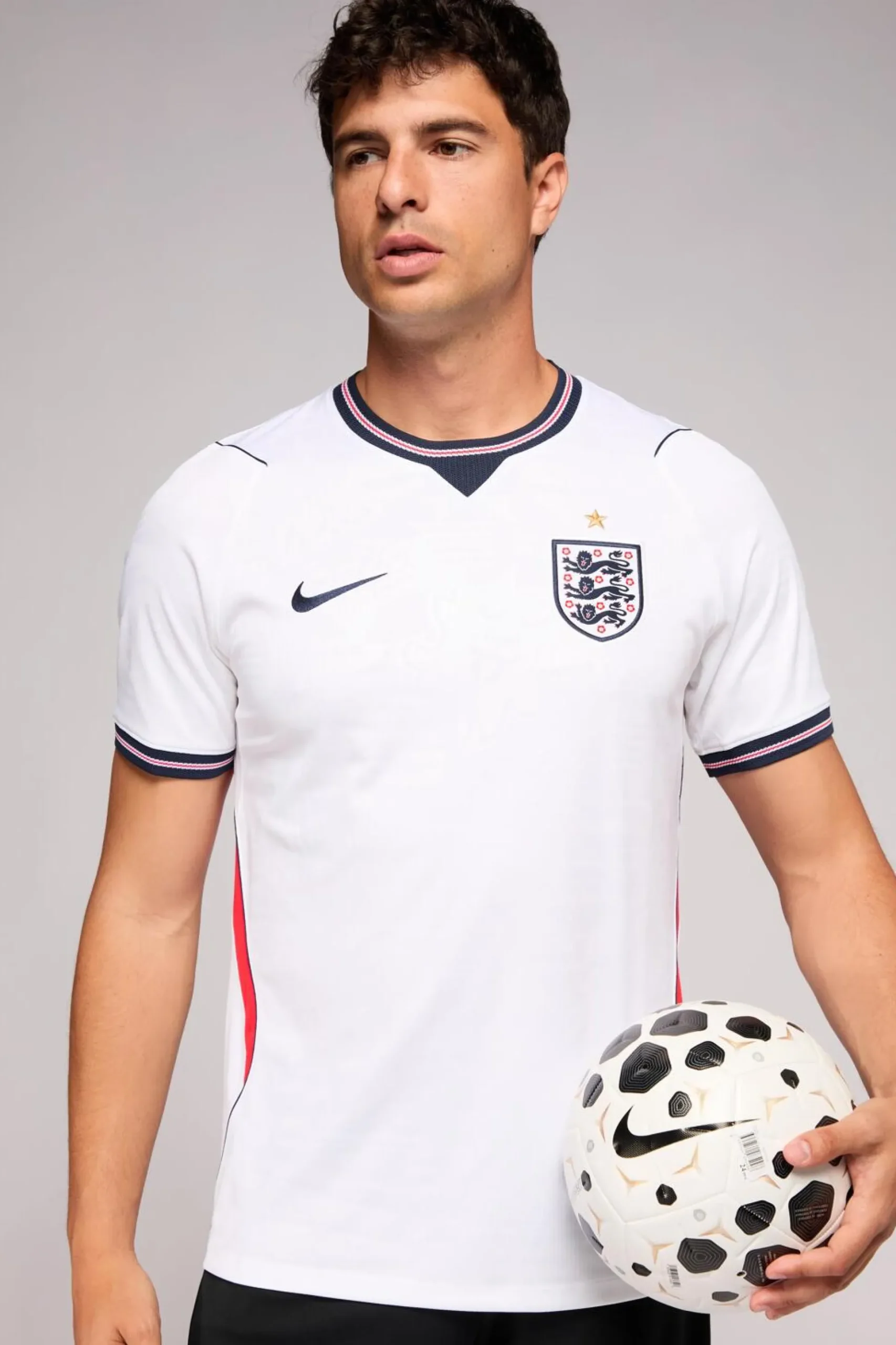 1ª Camiseta Inglaterra Mundial 2026 Réplica