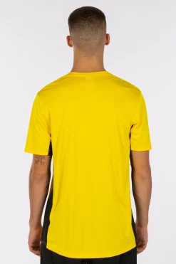 Camiseta Manga Corta Joma Cosenza Amarillo Negro