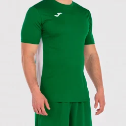 Camiseta Manga Corta Joma Cosenza Verde Blanco