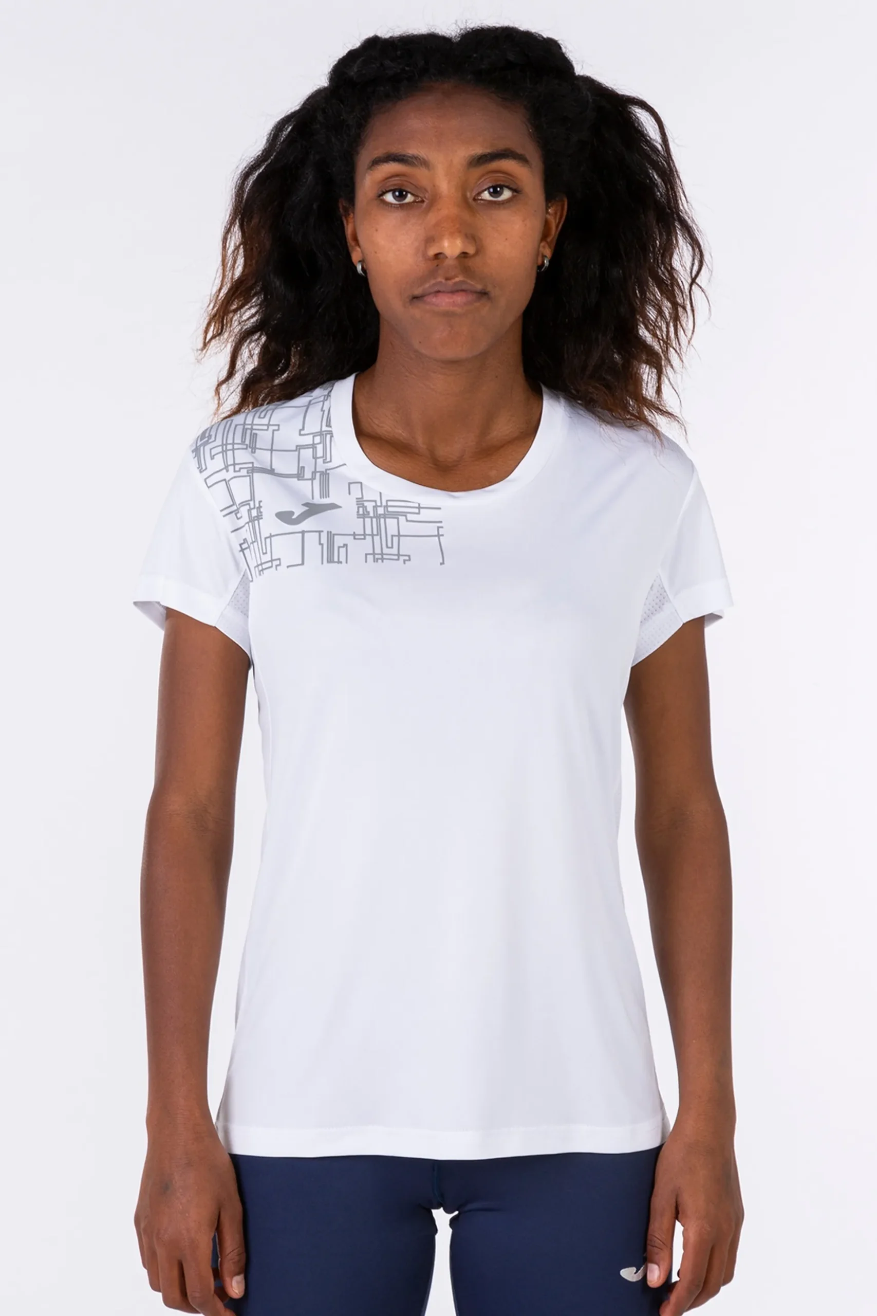 Camiseta Manga Corta Joma Elite VIII Blanco