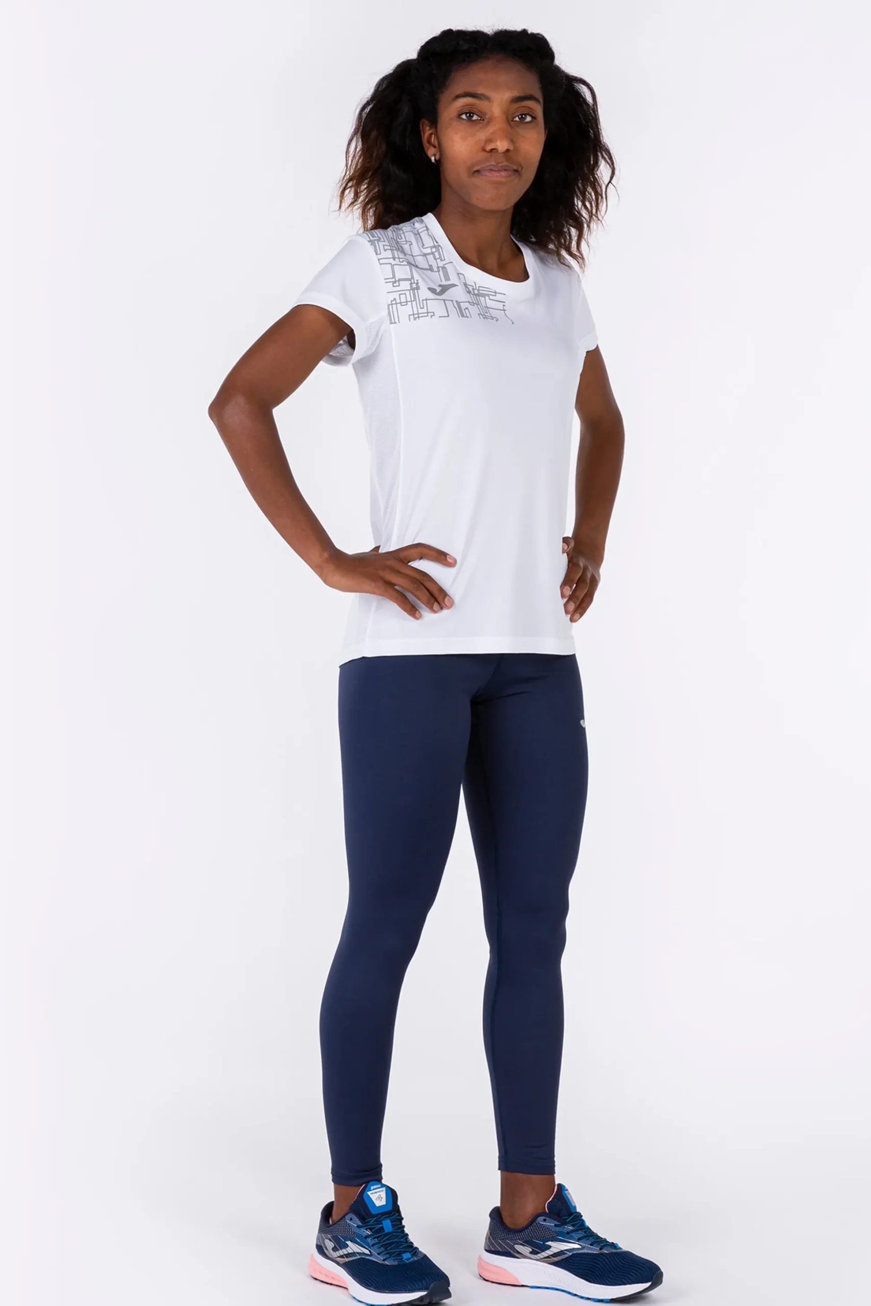 Camiseta Manga Corta Joma Elite VIII Blanco