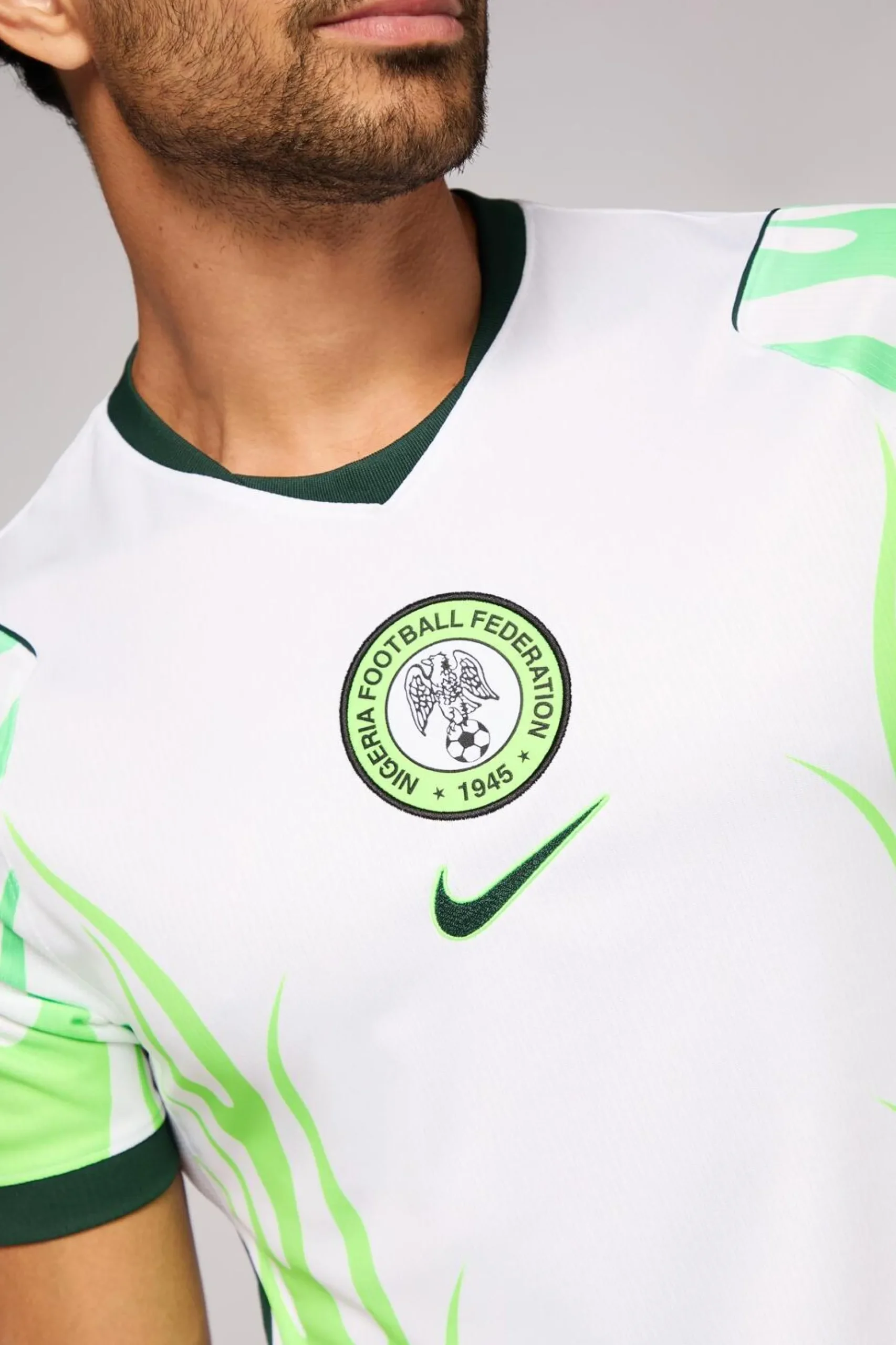 2ª Camiseta Nigeria Mundial 2026 Réplica