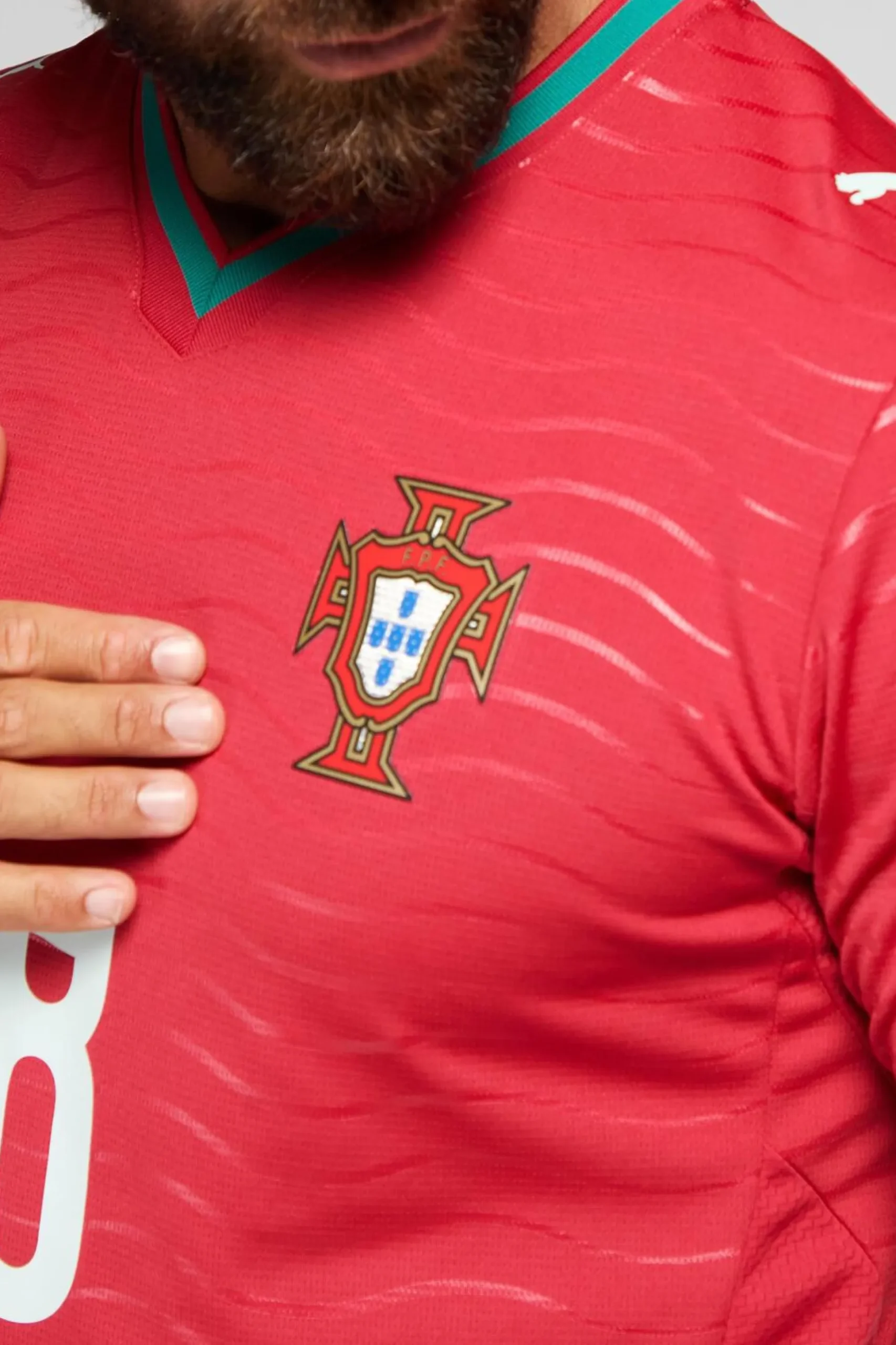 1ª Camiseta Portugal Mundial 2026 Bruno Fernandes Réplica