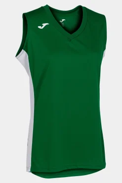 Camiseta Sin Mangas Joma Cancha III Verde Blanco