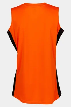 Camiseta Sin Mangas Joma Cancha III Naranja Negro