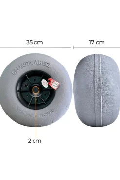 Carro Kayak Universal Cku04 Ruedas Globo 12