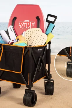 Carro Playa Plegable C/ruedas Grandes Desmontables 360º Aktive