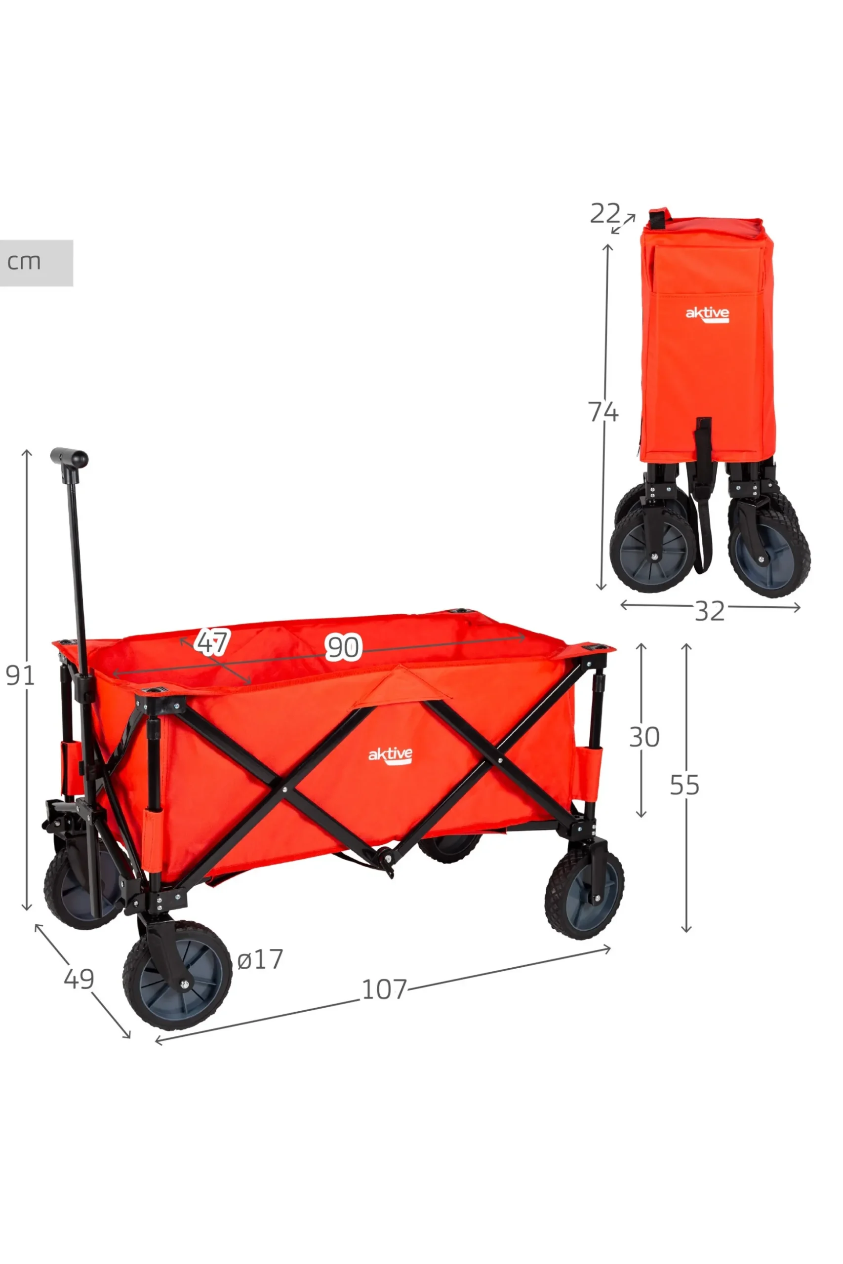 Carro Plegable Playa Aktive