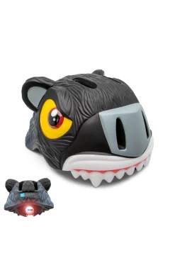 Casco De Bicicleta Crazy Safety Pantera Negra Homologado En 1078